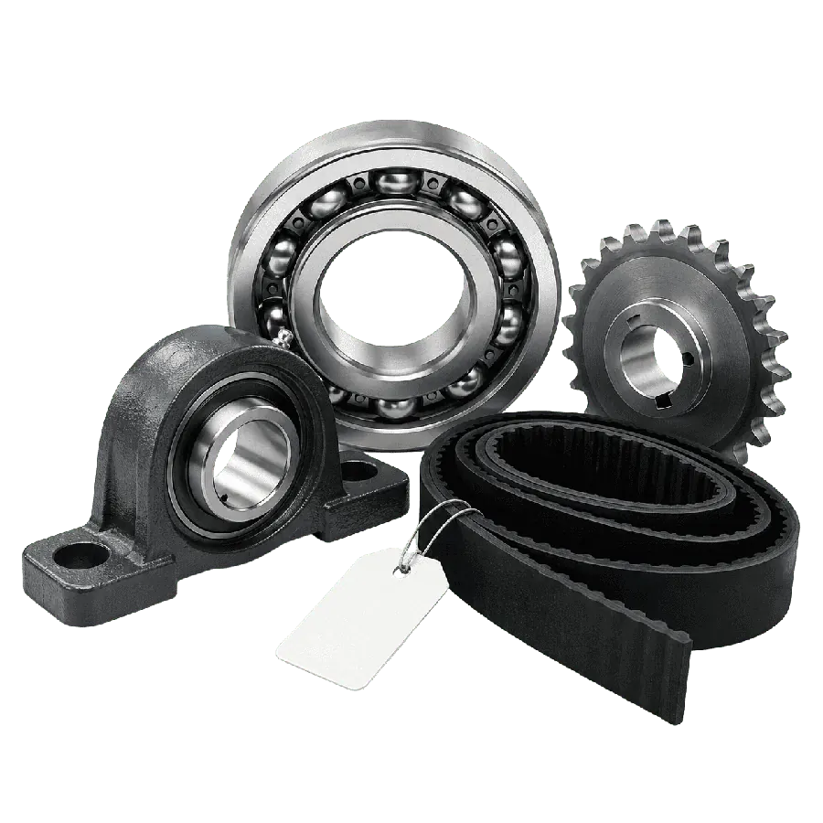 Rodamientos, sprockets y bandas industriales